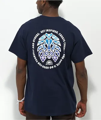 Rastaclat Mosaic Navy T-Shirt
