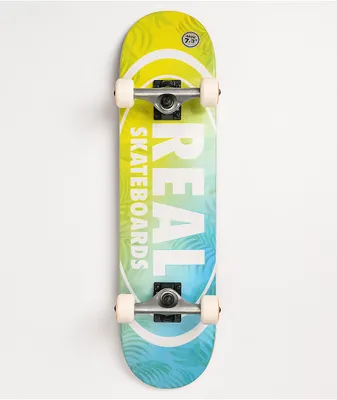 Real Island Oval 7.3" Mini Skateboard Complete