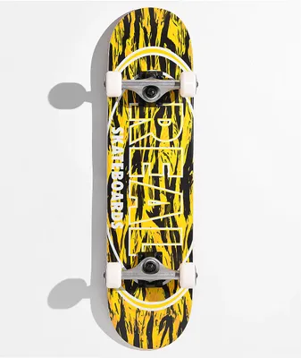 Real Stealth Oval 7.3" Mini Skateboard Complete