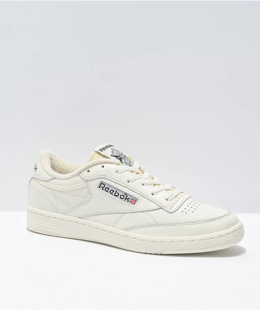 Reebok Club C 85' Vintage White & Black Shoes
