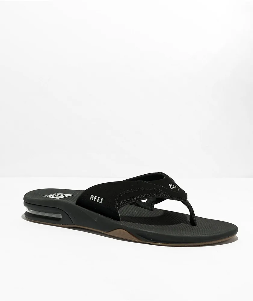 Reef Fanning Black & Silver Sandals