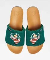 Reef x Tipsy Elves Santa Broke The Internet Green Sandals