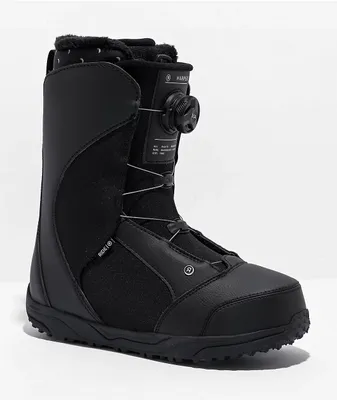 Ride Harbor Boa Black Women's Snowboard Boots 2023
