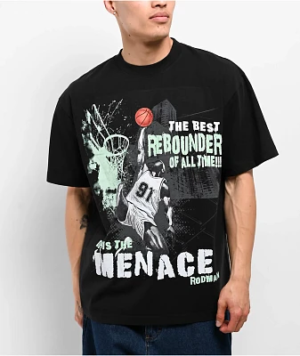 Rodman Apparel Rebound Menace Black T-Shirt