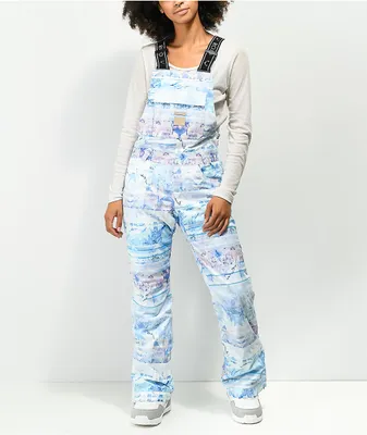 Rojo Snow Day Snowscape 15K Snowboard Bib Pants