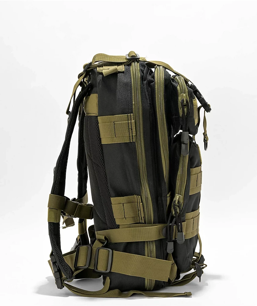 Rothco Medium Transport Black & Olive Drab Backpack