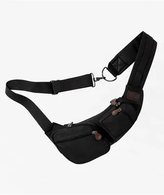 Rothco Vintage Black Crossbody Bag