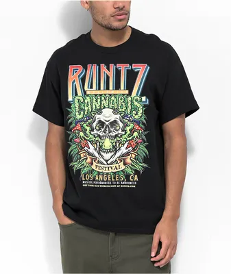 Runtz Cannabis Fest Black T-Shirt