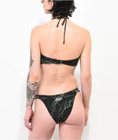 SWIXXZ Lightning Black High Leg Bikini Bottom