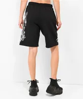 SWIXXZ Skull Pile Black Sweat Shorts