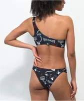 SWIXXZ Trouble Black High Leg Bikini Bottom