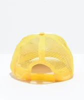Salem7 Pierced Yellow & White Trucker Hat