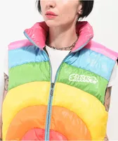 Salem7 Rainbow Puffer Vest
