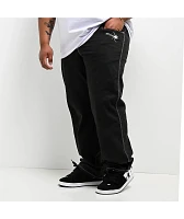 Salem7 Spider Web Black Denim Jeans