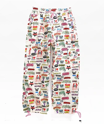 Salem7 Sticker Beige Pants