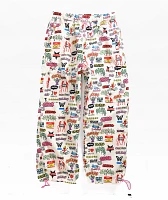 Salem7 Sticker Beige Pants