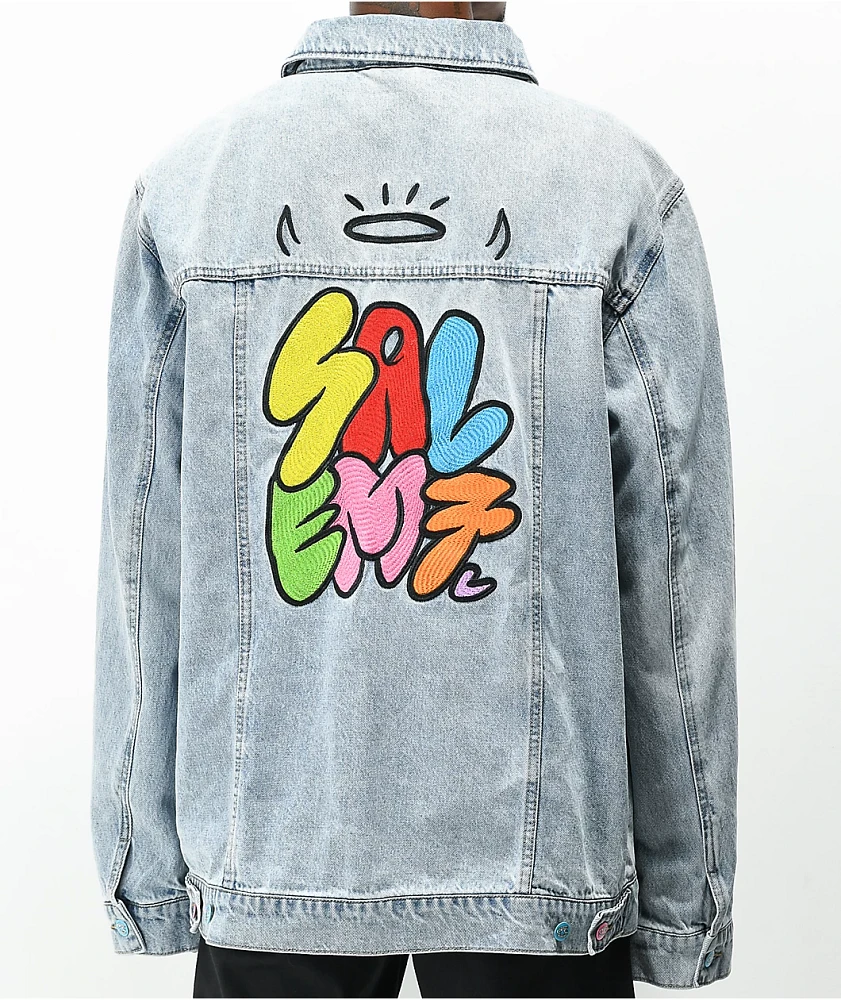 Salem7 Vandal Light Blue Denim Jacket