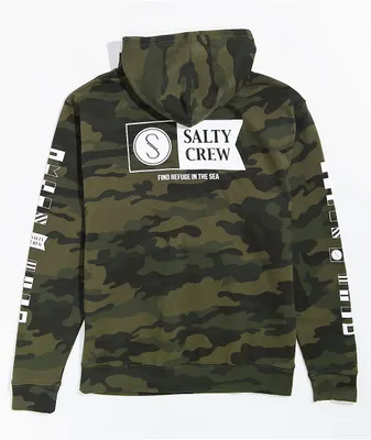 Salty Crew Kids' Bruce Camo Hoodie