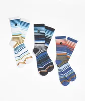 Salty Crew Mainland 3 pack Crew Socks