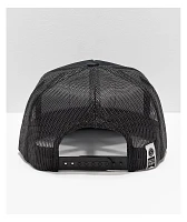 Salty Crew Stealth Black Trucker Hat