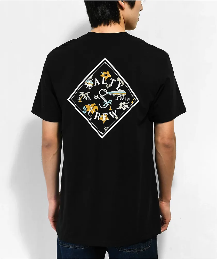 Salty Crew Tippet Shores Black T-Shirt