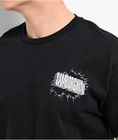 Samborghini Crack Skull Black T-Shirt