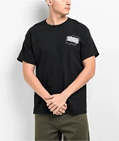 Samborghini Crack Skull Black T-Shirt