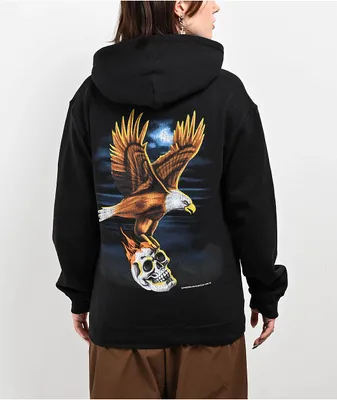 Samborghini Eagle Skull Black Hoodie