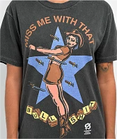 Samborghini Miss Me Black Wash T-Shirt