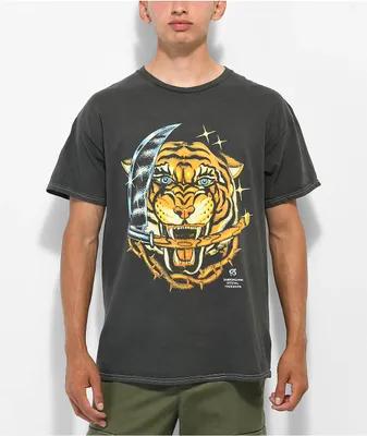 Samborghini Reaper Tiger Black Wash T-Shirt