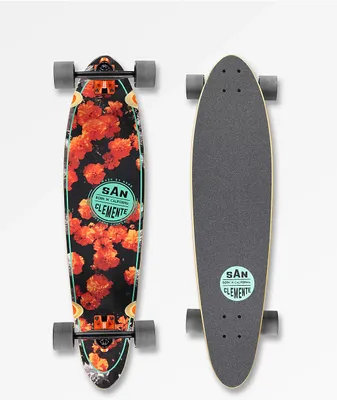 San Clemente Orange Blossom 36" Longboard Complete