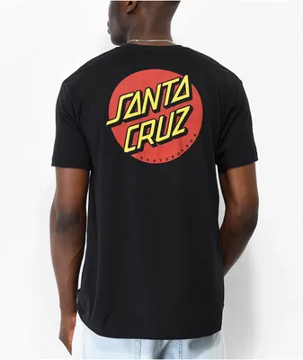 Santa Cruz Classic Dot Black T-Shirt