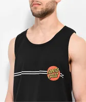Santa Cruz Classic Dot Black Tank Top