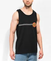 Santa Cruz Classic Dot Black Tank Top