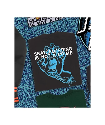 Santa Cruz Crime Hand Black T-Shirt