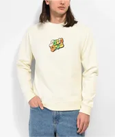 Santa Cruz Graffiti Off White Crewneck Sweatshirt