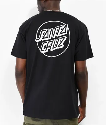 Santa Cruz Opus Dot Black T-Shirt