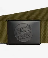 Santa Cruz Opus Dot Olive Web Belt