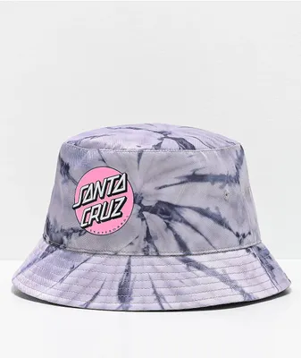 Santa Cruz Other Dot Silver Tie Dye Bucket Hat