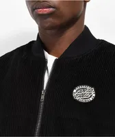Santa Cruz Oval Speed Black Corduroy Vest