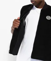 Santa Cruz Oval Speed Black Corduroy Vest