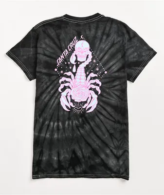 Santa Cruz Scorpio Black Tie-Dye T-Shirt