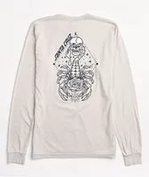 Santa Cruz Scorpio Light Grey Long Sleeve T-Shirt