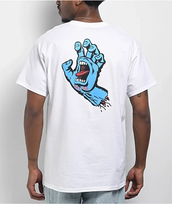 Santa Cruz Screaming Hand White T-Shirt