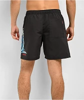 Santa Cruz Screaming Wave Black Board shorts