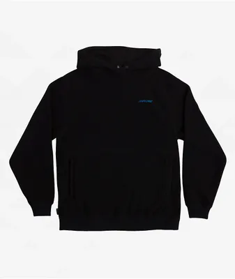 Santa Cruz Stripe Black Tech Fleece Hoodie