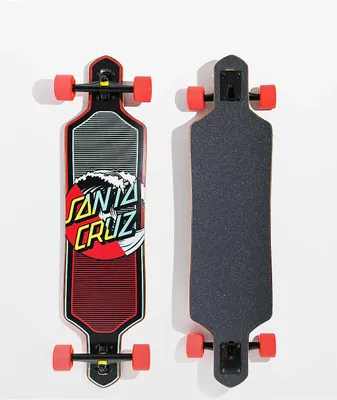 Santa Cruz Wave Dot Splice 36" Drop Through Longboard Complete