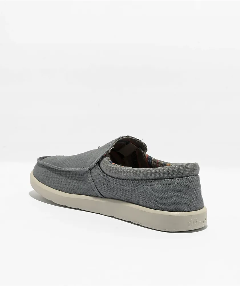 Sanuk Sidewalk Surfer Lite SL Charcoal Slip Ons