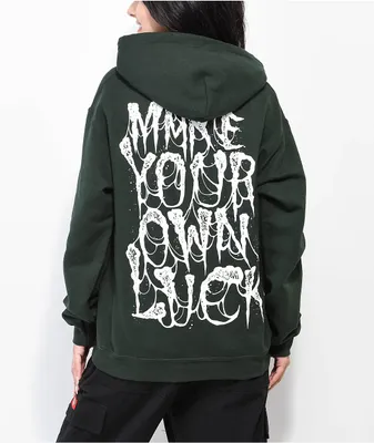 Schaf Make Your Own Luck Green Hoodie