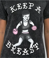 Schaf x Keep A Breast Foundation Black Wash T-Shirt